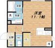 イルリッシュ上本町の間取図