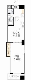 CITY SPIRE上町台の間取図