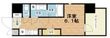 ワールドアイ梅田WESTの間取図