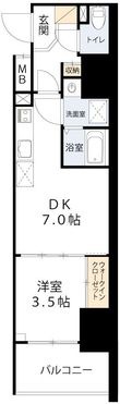 エスリードレジデンス大阪福島サウスフラッツの間取図