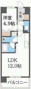 プラウディア今里の間取図