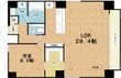 BRAVE北新町の間取図