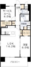 ラ フェリーチェ難波の間取図