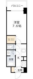 写真:ミラージュパレス難波クルヴァ 9階905の間取図
