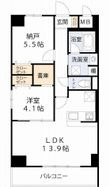 ベルンガーデン勝山北 の間取図