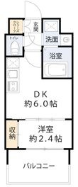 セレニテ新大阪ミラク弐番館の間取図