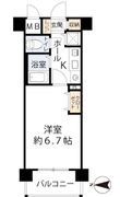 エイペックス天神橋Ⅰの間取図