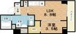 写真:シーズンフラッツ靭本町 4階402の間取図