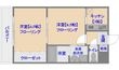 写真:レジディア天神 10階1001の間取図
