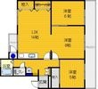 輝国住宅2号棟の間取図