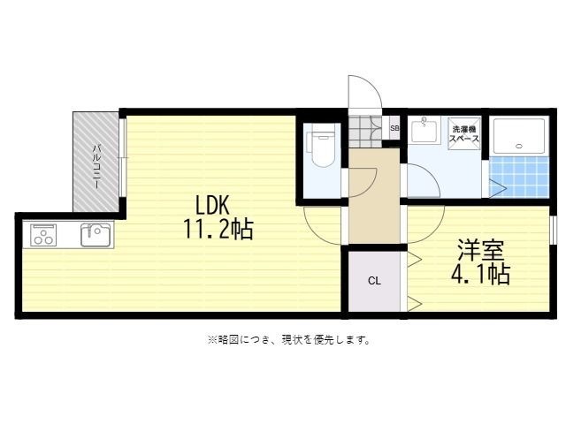 拡大写真:(仮)石丸3丁目AP 1階103の間取り