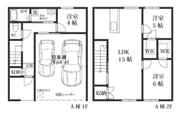 拡大写真:OIGENT 1階Bの間取り