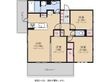 D-room小田部弐番館の間取図