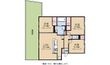 D-room小田部弐番館の間取図