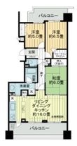 写真：ライオンズマンション桜坂シティ3階の間取図