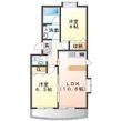 WEST COURT N棟の間取図