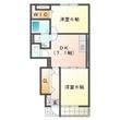 フレシール天伯 B棟の間取図