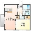 センティアHIRONO Ⅵの間取図