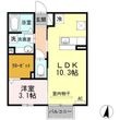 D-roomやまは Bの間取図
