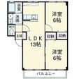 アイパレット岩屋の間取図