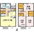 ルージュ ブラン Bの間取図