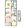 ユトリロ忠興Bの間取図