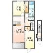 ユトリロ忠興Bの間取図