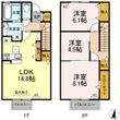 デジール・T Ⅱの間取図
