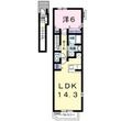 リベーラBの間取図