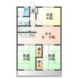 パークサイドハイムⅡの間取図
