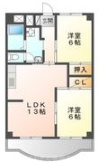 オリエンタルハイツの間取図