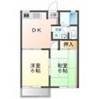 サンコーポ柱東山B棟の間取図