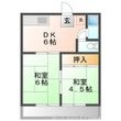 写真:愛新コーポ A 2階202の間取図