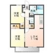 ライフ２１フジミの間取図