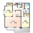 サンフィオーレ中郷の間取図