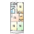 杉浦マンションの間取図