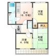 アーバンハイツB棟の間取図