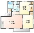 スクエア ヴィレッジ Dの間取図
