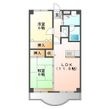サンライズヒルカワイの間取図