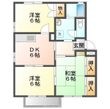 ディアス若宮 B棟の間取図