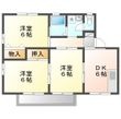 セジュール上野 B棟の間取図