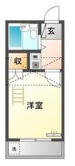 写真:ユトリロ談合町 1階105の間取図