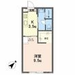 コアロード佐藤Bの間取図