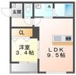 LE COCON 豊橋Ⅱの間取図
