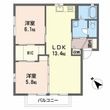 グレースアムールの間取図