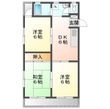 山中荘Aの間取図
