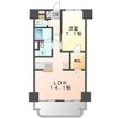第1丸中マンションの間取図