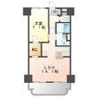 第1丸中マンションの間取図