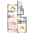レ シュエットの間取図