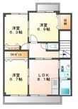 ネクステージルミエールの間取図
